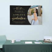 Modernes, elegantes Script 1 Foto Abschluss Banner (Messeveranstaltung)