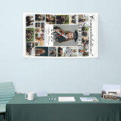 Modernes, elegantes Script 20 Foto Abschluss Banner (Messeveranstaltung)