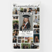 Modernes, elegantes Script 20 Foto Abschluss Banner (Vertikal)