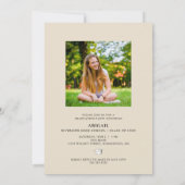 Modernes, elegantes Script 2 Foto Abschluss (Rückseite)