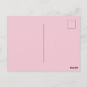 Modernes, elegantes Script 30. Geburtstagseinladun Postkarte (Rückseite)