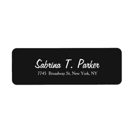 Modernes, elegantes Script Dark Gray Stylish Trend (Vorne)