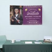 Modernes, elegantes Script Gold Abschluss Foto Lil Banner (Messeveranstaltung)