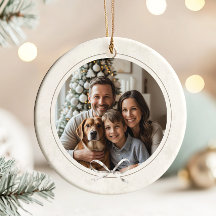 Modernes Elegantes Simple Boho Christmas Family Fo