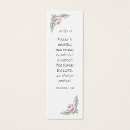 Modernes elegantes spirituelles Lesezeichen Wasser