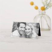 Modernes elegantes, stilvolles Roaring 20er Jahre Platzkarte (Rückseite)