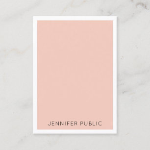 Modernes elegantes Template Minimalistisch Berufli Visitenkarte
