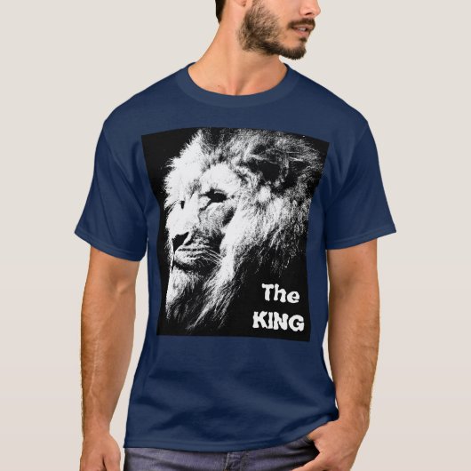 Modernes Elegantes The King Pop T-Shirt (Vorderseite)