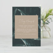 Modernes elegantes Trauergedicht (Stehend Vorderseite)