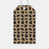 Modernes elegantes, trendy Leopard-Muster Geschenkanhänger (Rückseite)