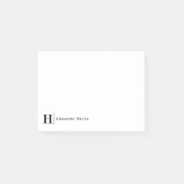 Modernes, elegantes Typografy Business Office Mono Post-it Klebezettel