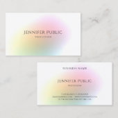 Modernes, elegantes und farbenfrohes Template Beru Visitenkarte (Vorne/Hinten)