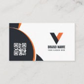 Modernes elegantes Unternehmen Visitenkarte (Rückseite)