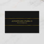 Modernes elegantes visitenkarte (Vorderseite)
