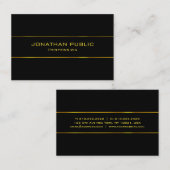 Modernes elegantes visitenkarte (Vorne/Hinten)