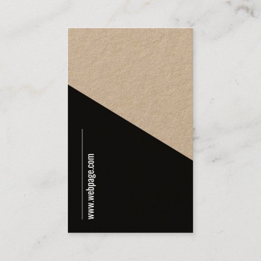 Modernes elegantes visitenkarte (Rückseite)
