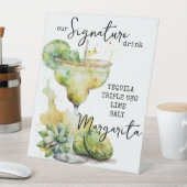 Modernes elegantes Wasserfarbenzeichen Trinkzeiche Sockelschild (In Situ)