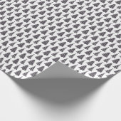 Modernes, elegantes Weihnachtsbaumgeschenk Geschenkpapier (Ecke)
