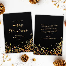 Modernes elegantes Weihnachtsfest Feiertagskarte