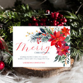 Modernes Elegantes Weihnachtsgeschäft Feiertagskarte