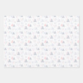 Modernes elegantes Weihnachtsgeschmacksmuster Geschenkpapier Set (Vorderseite 2)