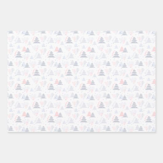 Modernes elegantes Weihnachtsgeschmacksmuster Geschenkpapier Set (Vorderseite 2)