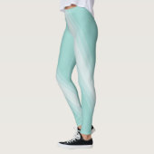 Modernes elegantes, weißes Design Leggings (Links)