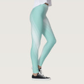 Modernes elegantes, weißes Design Leggings (Rechts)