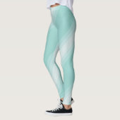 Modernes, elegantes, weißes Design Leggings (Links)