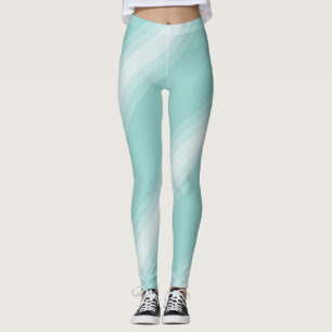 Modernes, elegantes, weißes Design Leggings