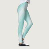 Modernes, elegantes, weißes Design Leggings (Rechts)