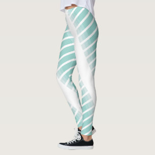 Modernes, elegantes, weißes Design Leggings