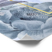 Modernes elegantes Willkommens-muslimisches Hochze Poster (Ecke)