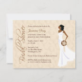 Modernes Eleganz-Champagne-Brautparty Einladung (Vorderseite)