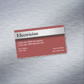 Modernes Elektrodesign Magnetische Visitenkarte (Beispiel)