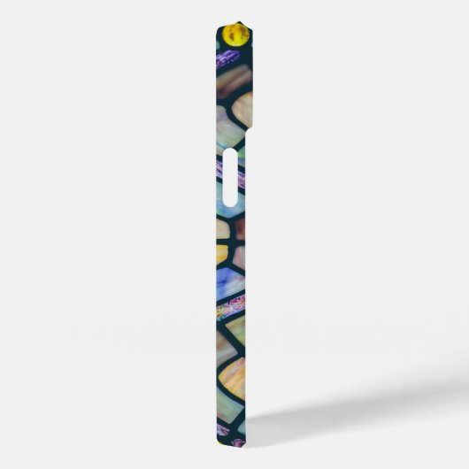 Modernes Eligant Retro Line Monogramm Case-Mate iPhone Hülle (Rückseite / Rechts)