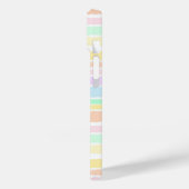 Modernes Eligant Retro Line Monogramm Case-Mate iPhone Hülle (Rückseite / Links)