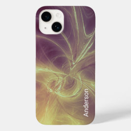 Modernes Eligant Retro Line Monogramm Case-Mate iPhone 14 Hülle