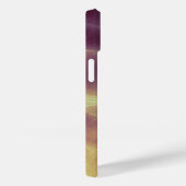 Modernes Eligant Retro Line Monogramm Case-Mate iPhone Hülle (Rückseite / Rechts)