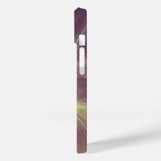 Modernes Eligant Retro Line Monogramm Case-Mate iPhone Hülle (Rückseite / Links)