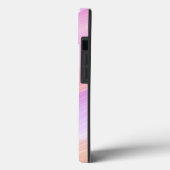 Modernes Eligant Retro Line Monogramm Case-Mate iPhone Hülle (Rückseite / Links)