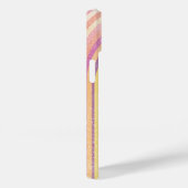 Modernes Eligant Retro Line Monogramm Case-Mate iPhone Hülle (Rückseite / Rechts)