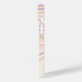 Modernes Eligant Retro Line Monogramm Case-Mate iPhone Hülle (Rückseite / Links)