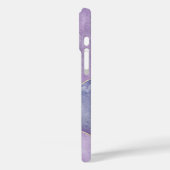 Modernes Eligant Retro Line Monogramm Case-Mate iPhone Hülle (Rückseite / Links)