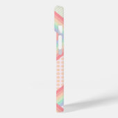 Modernes Eligant Retro Line Monogramm Case-Mate iPhone Hülle (Rückseite / Links)