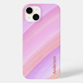 Modernes Eligant Retro Line Monogramm Case-Mate iPhone Hülle (Rückseite)