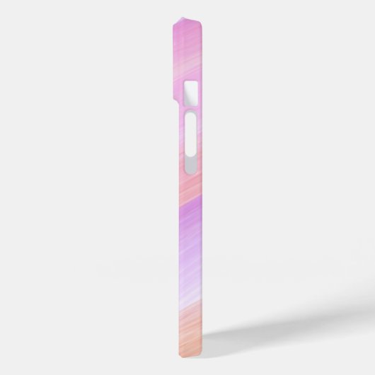 Modernes Eligant Retro Line Monogramm Case-Mate iPhone Hülle (Rückseite / Links)