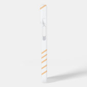 Modernes Eligant Retro Line Monogramm Case-Mate iPhone Hülle (Rückseite / Links)