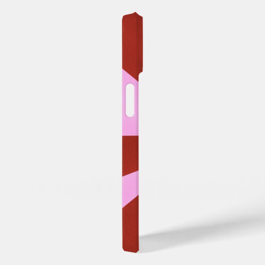 Modernes Eligant Retro Line Monogramm Case-Mate iPhone Hülle (Rückseite / Rechts)