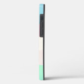 Modernes Eligant Retro Line Monogramm Case-Mate iPhone Hülle (Rückseite / Links)
